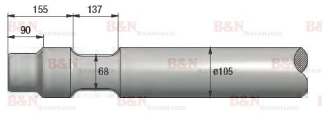 Everdigm EHB13 Chisel