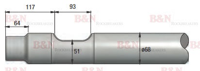 Hanwoo RHB305V Chisel