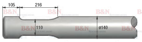 Indeco HP3000 Chisel