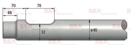 NPK H08XA Chisel