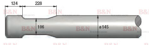 Atlas Copco HB2000 Chisel