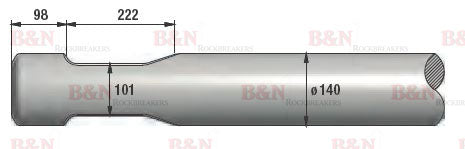 Krupp HM1000 Chisel