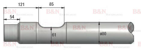 Prodem Prb008 Chisel Prodem PRB060 Chisel – Rockbreaker Chisels
