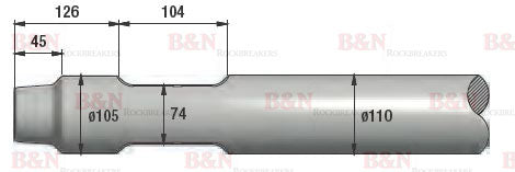 FRD Furukawa FXJ125 Chisel