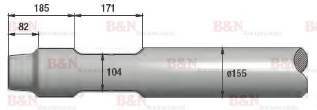 FRD Furukawa FXJ375 Chisel