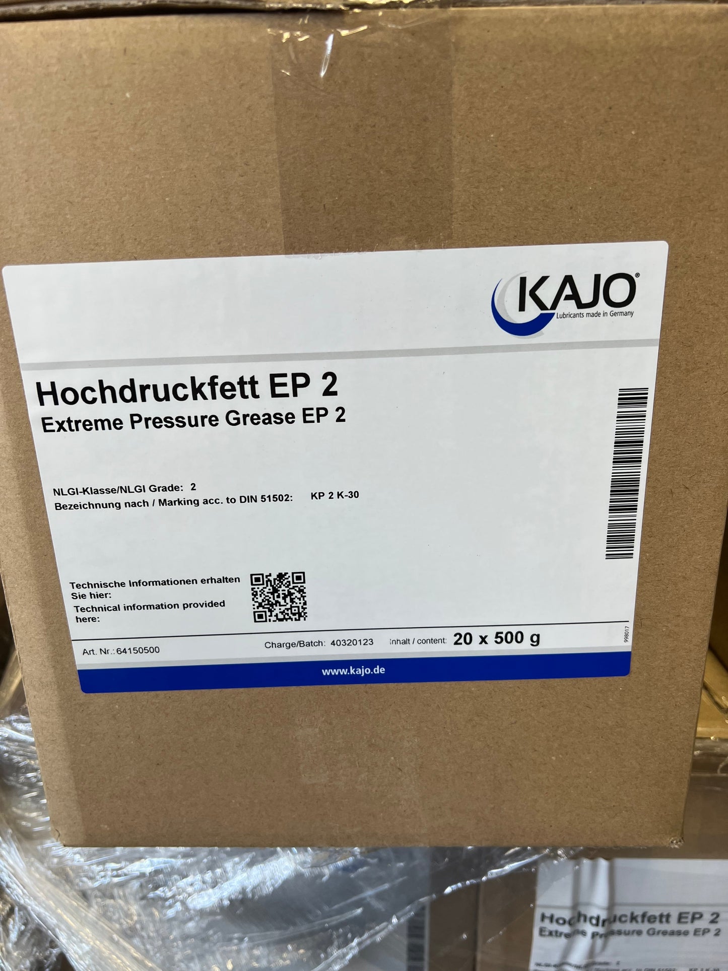 Kajo EP2 400g Brown Grease (Box Qty 24)