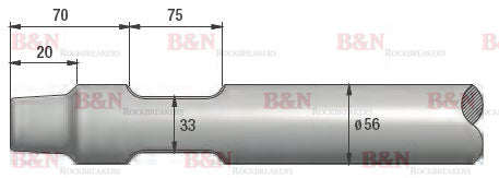 Indeco HP350 Chisel