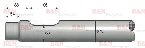 Krupp HM185-HM190 Chisel