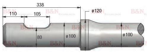 Krupp HM600 Chisel