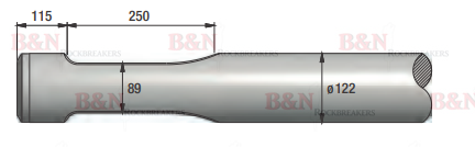 Montabert BRV32/ V1200 Chisel