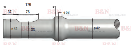 Montabert SC08 Chisel