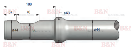 Bobcat B580 Chisel