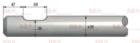 Caterpillar H25S Asphalt Chisel (Wide Chisel)
