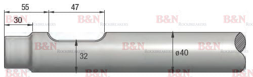 Soosan SB10 Chisel