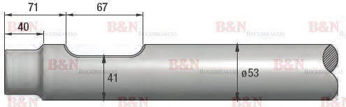 Soosan SB30 Chisel