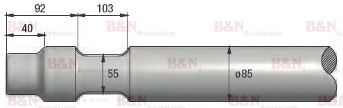 Soosan SB45 Chisel