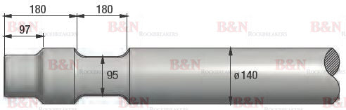 Soosan SB81 Chisel