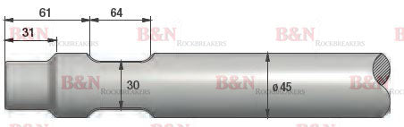 Toku TNB-08E/1M Chisel