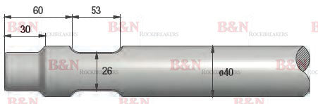 Komatsu JTHB08 Chisel