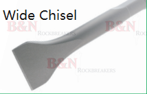JCB HM165Q ASPHALT (Wide Chisel)