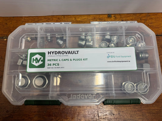 HydroVault Metric Light caps and plugs kit
