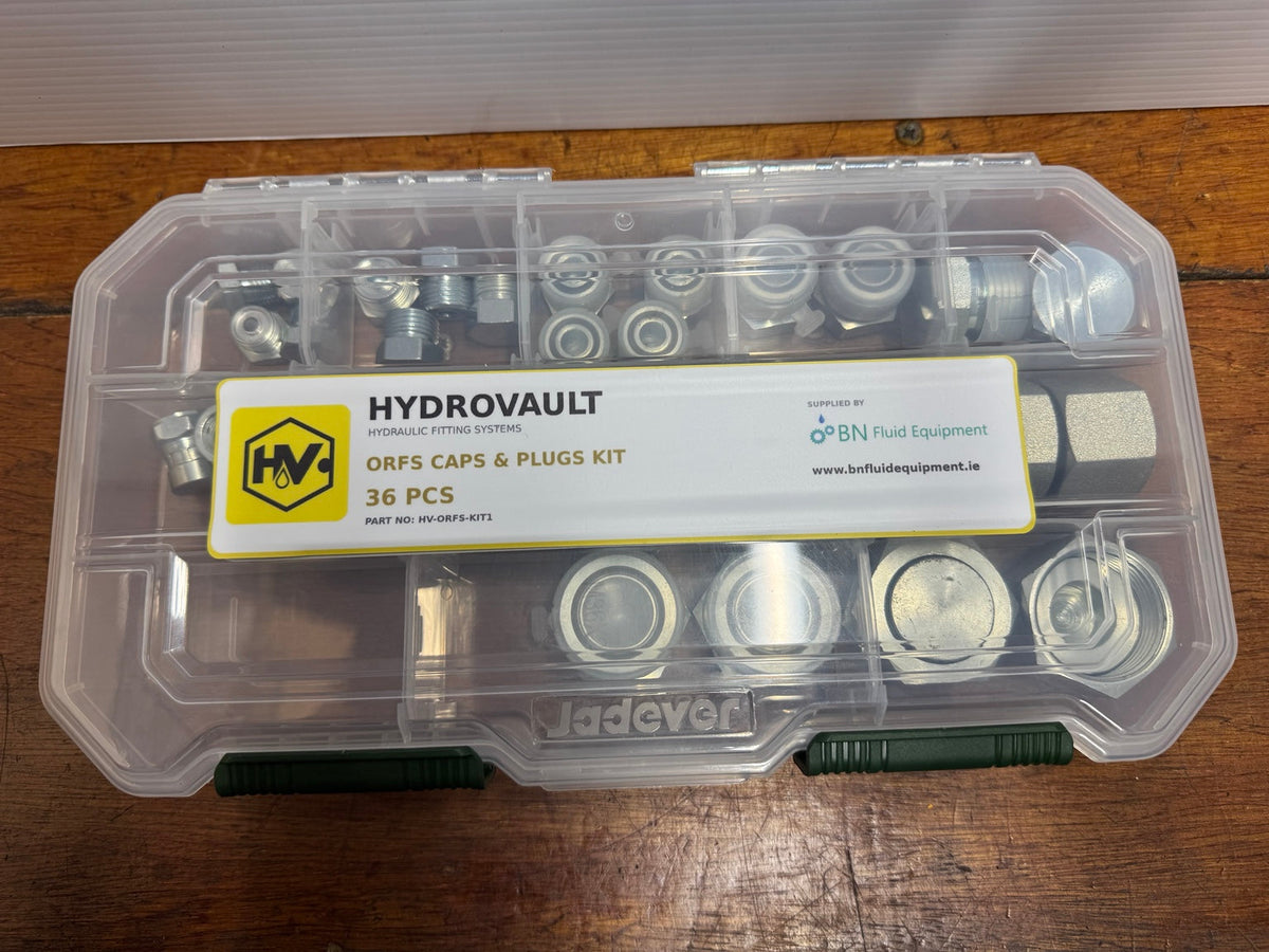 HydroVault ORFS caps and plugs kit